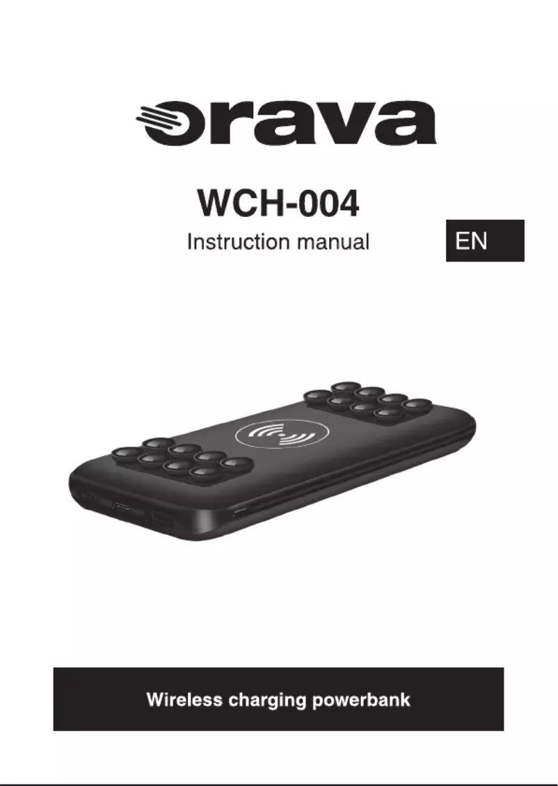 Página 1 del manual Manual de usuario Orava WCH-004