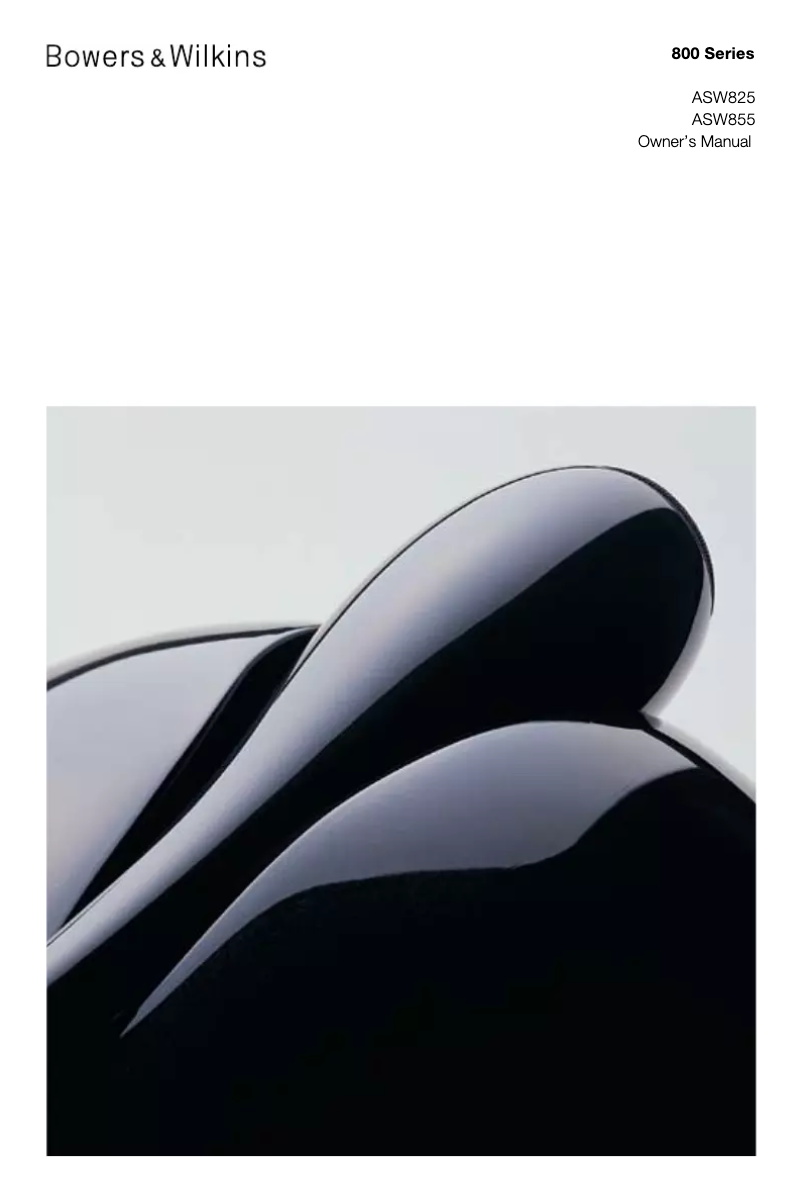 Imagen de la primera página del manual del dispositivo ASW825