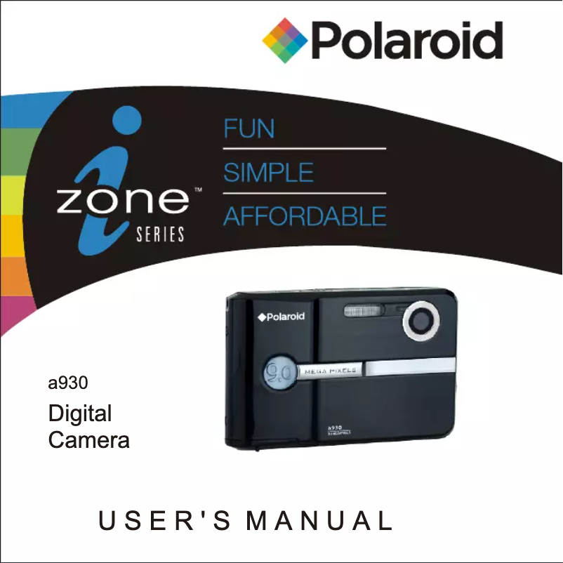 Imagen de la primera página del manual del dispositivo a930