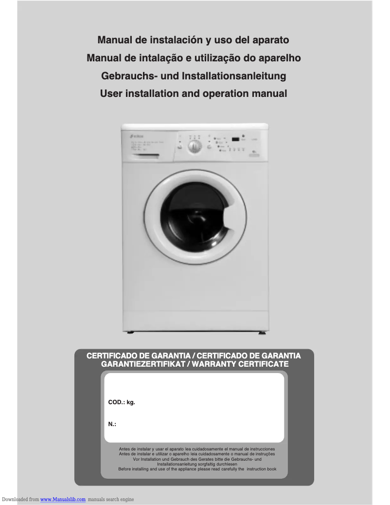 Imagen de la primera página del manual del dispositivo L-511