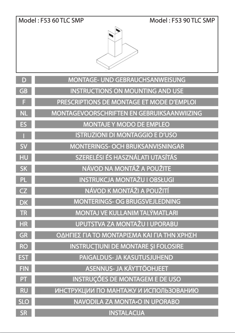 Página 1 del manual Manual de usuario Airforce F53 90 TLC SMP