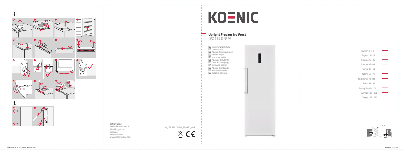 Página 1 del manual Manual de usuario Koenic KFZ 631 D NF W