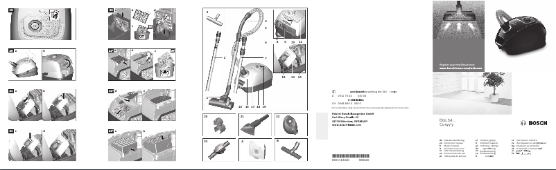 Imagen de la primera página del manual del dispositivo Cosyy'y BGLS4A444