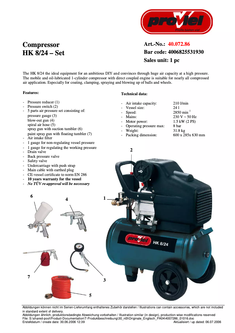 Imagen de la primera página del manual del dispositivo HK 8/24