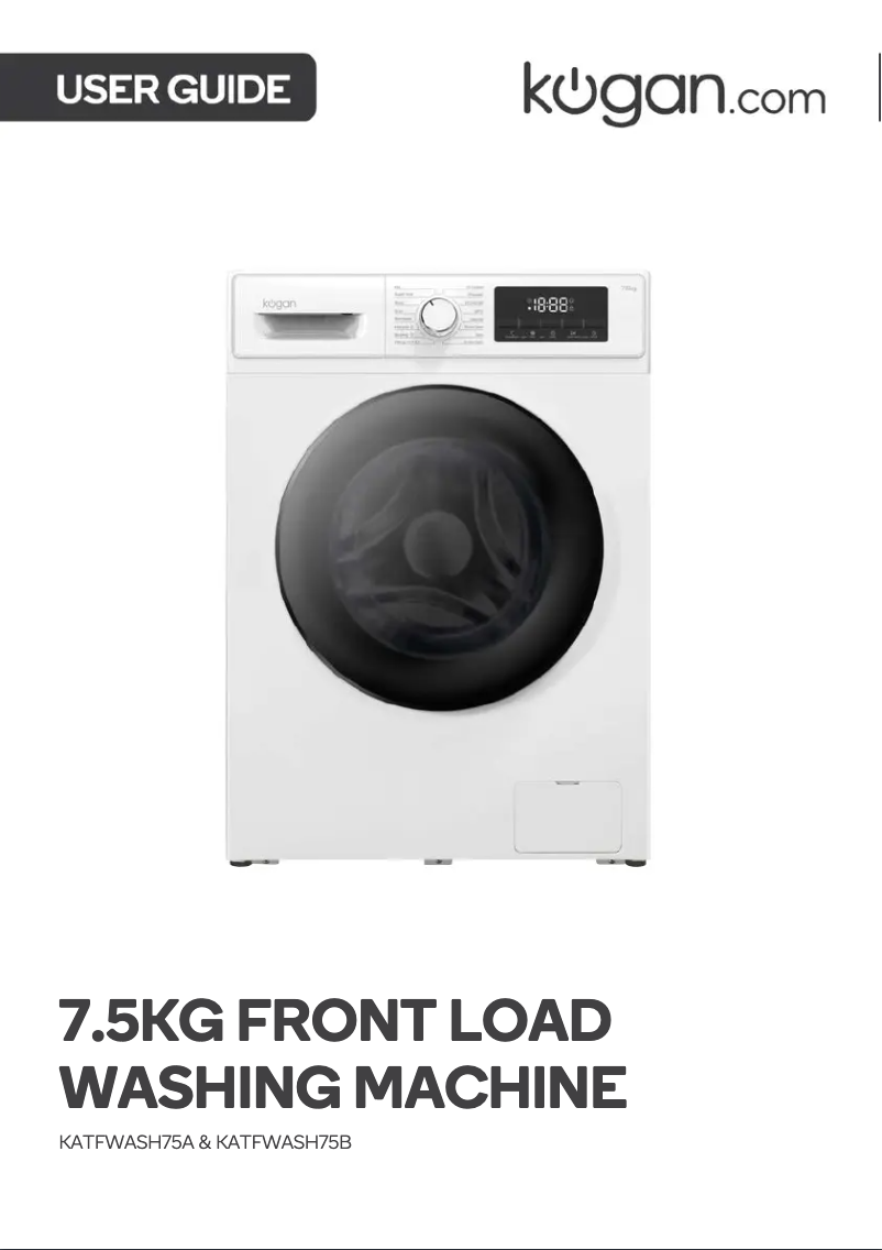 Imagen de la primera página del manual del dispositivo KATFWASH75A