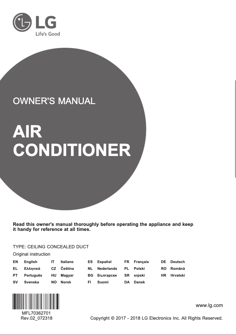 Página 1 del manual Manual de usuario LG UM60