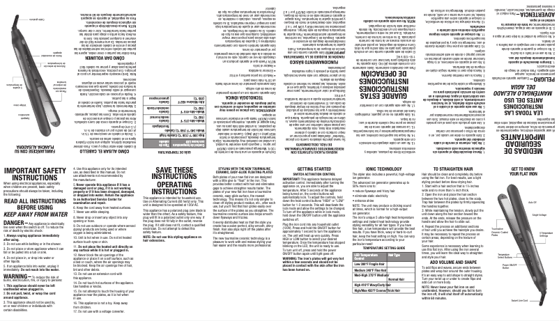 Imagen de la primera página del manual del dispositivo CS1000