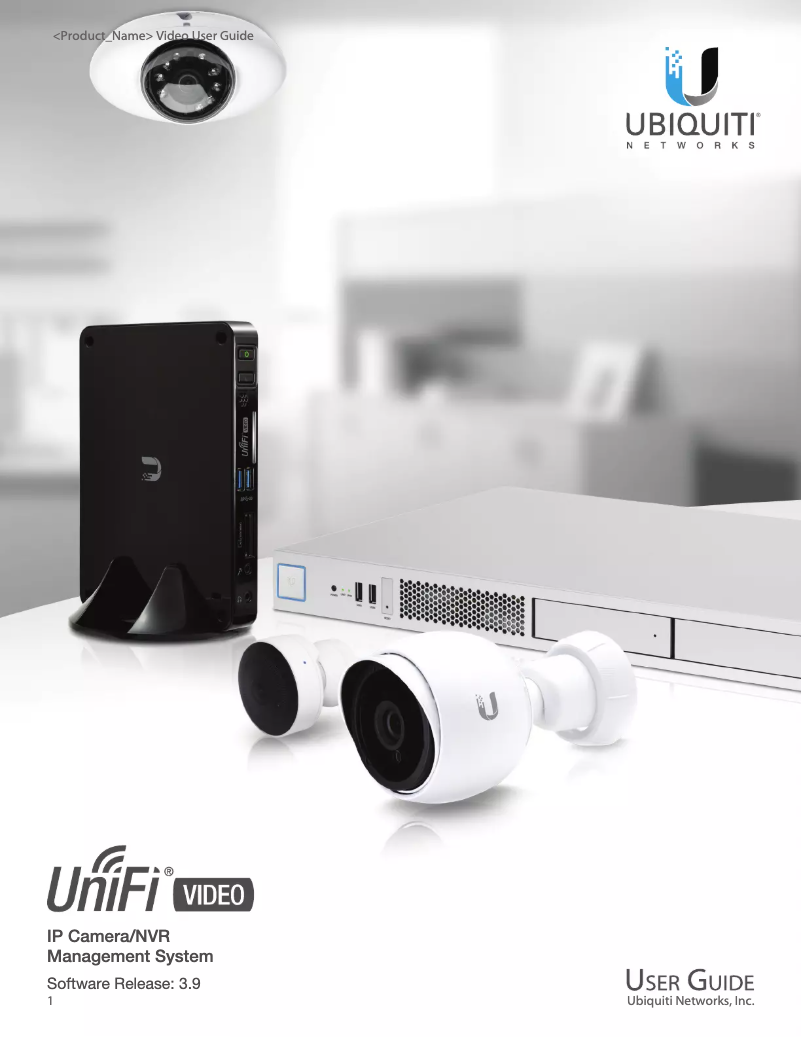 Imagen de la primera página del manual del dispositivo UniFi G3
