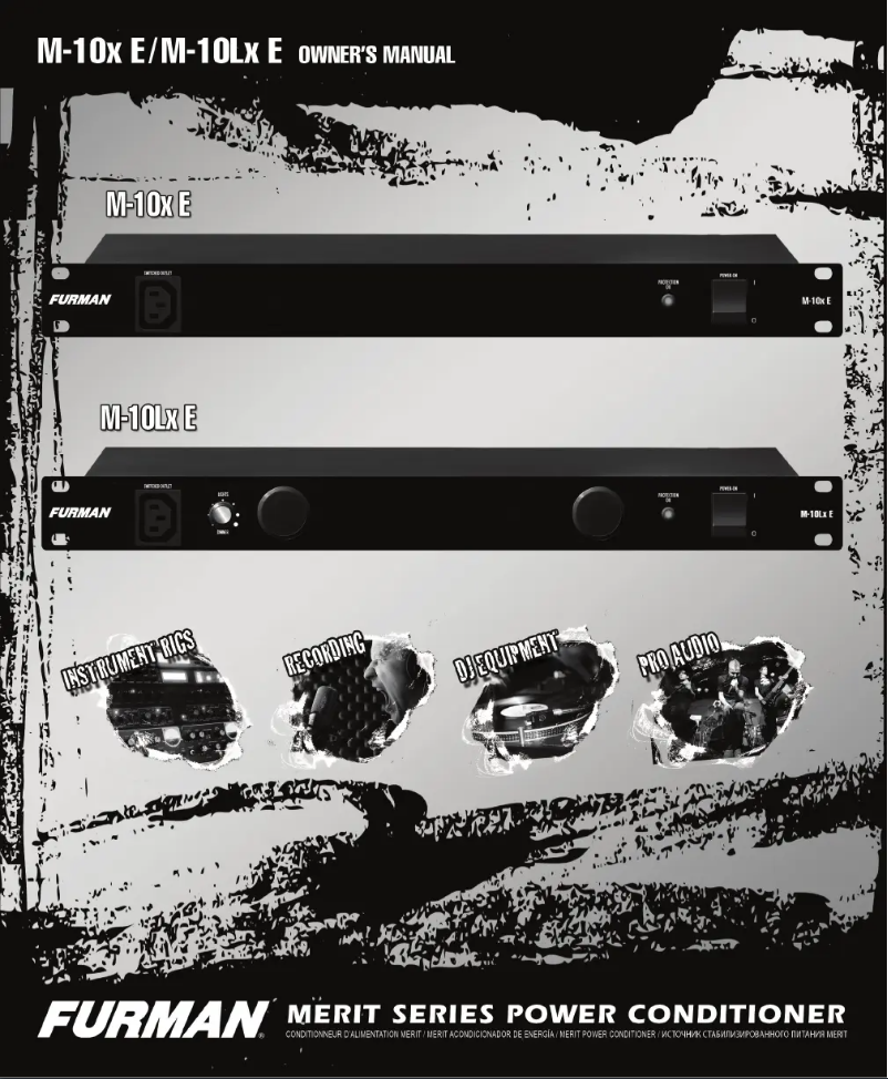 Imagen de la primera página del manual del dispositivo M-10LX E