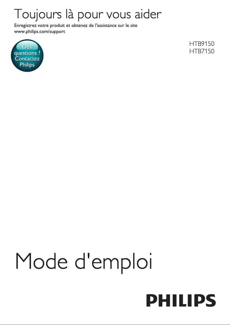 Imagen de la primera página del manual del dispositivo HTB7150