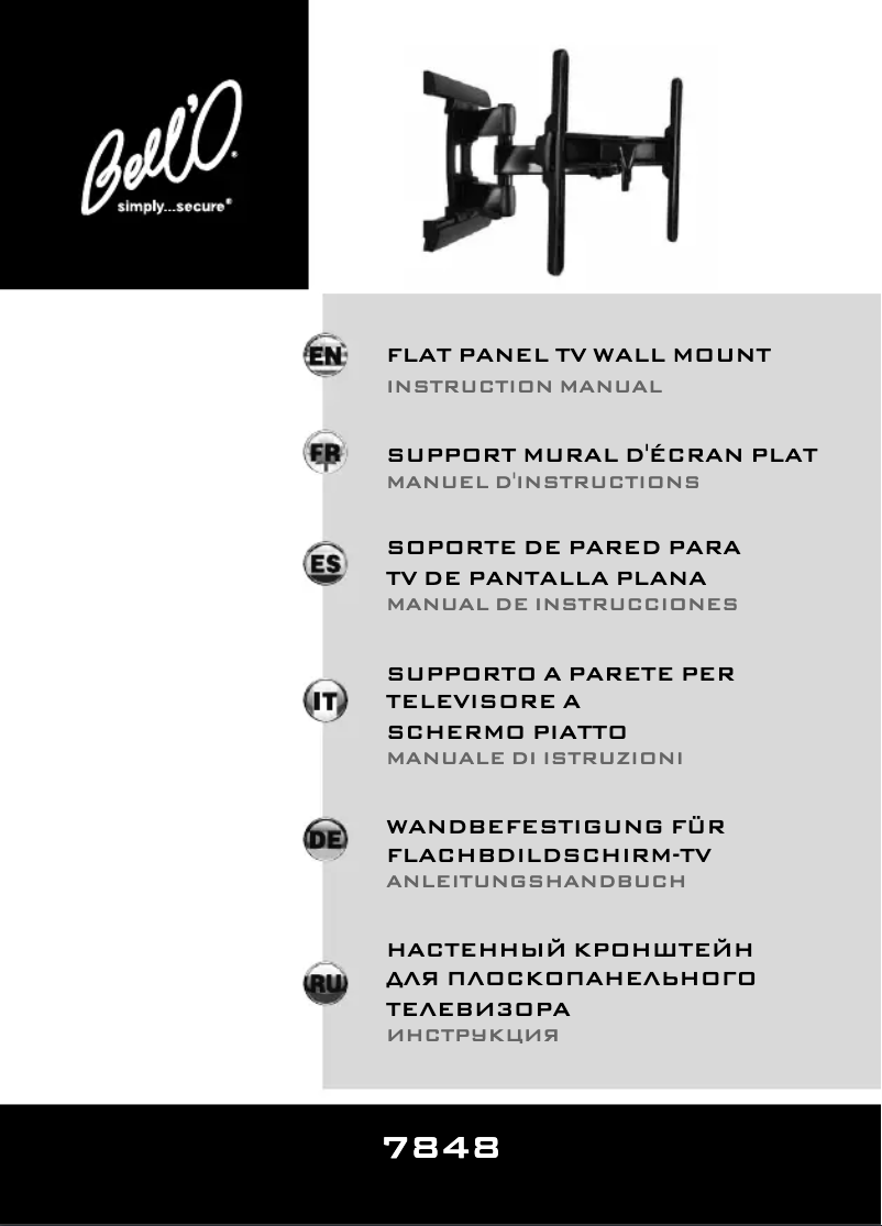 Imagen de la primera página del manual del dispositivo 7848B