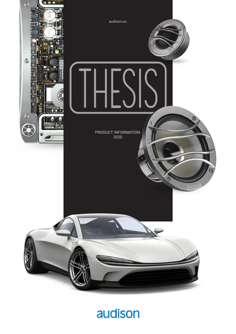 Página 1 del manual Ficha técnica Audison Thesis TH 1.5 II Violino
