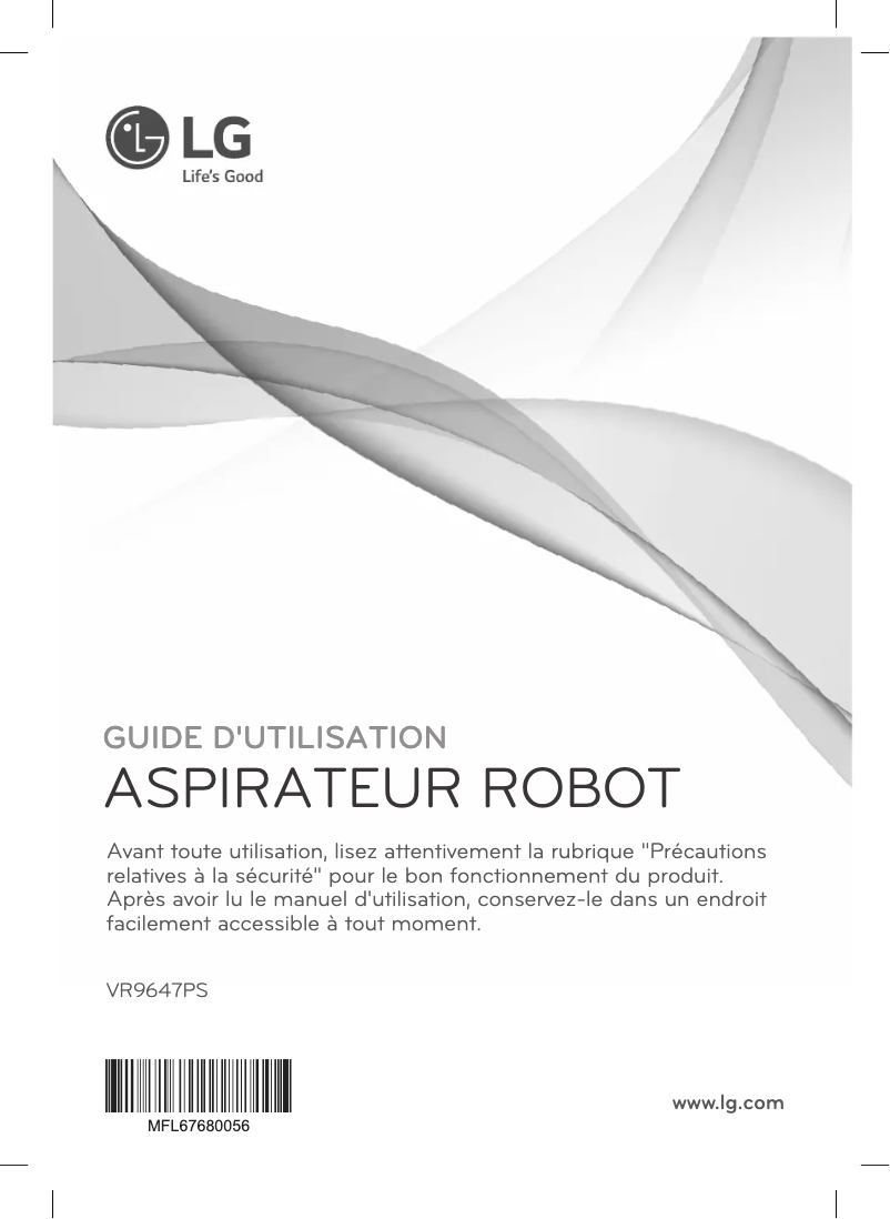 Página nº 1 - Manual de usuario LG VR9647PS
