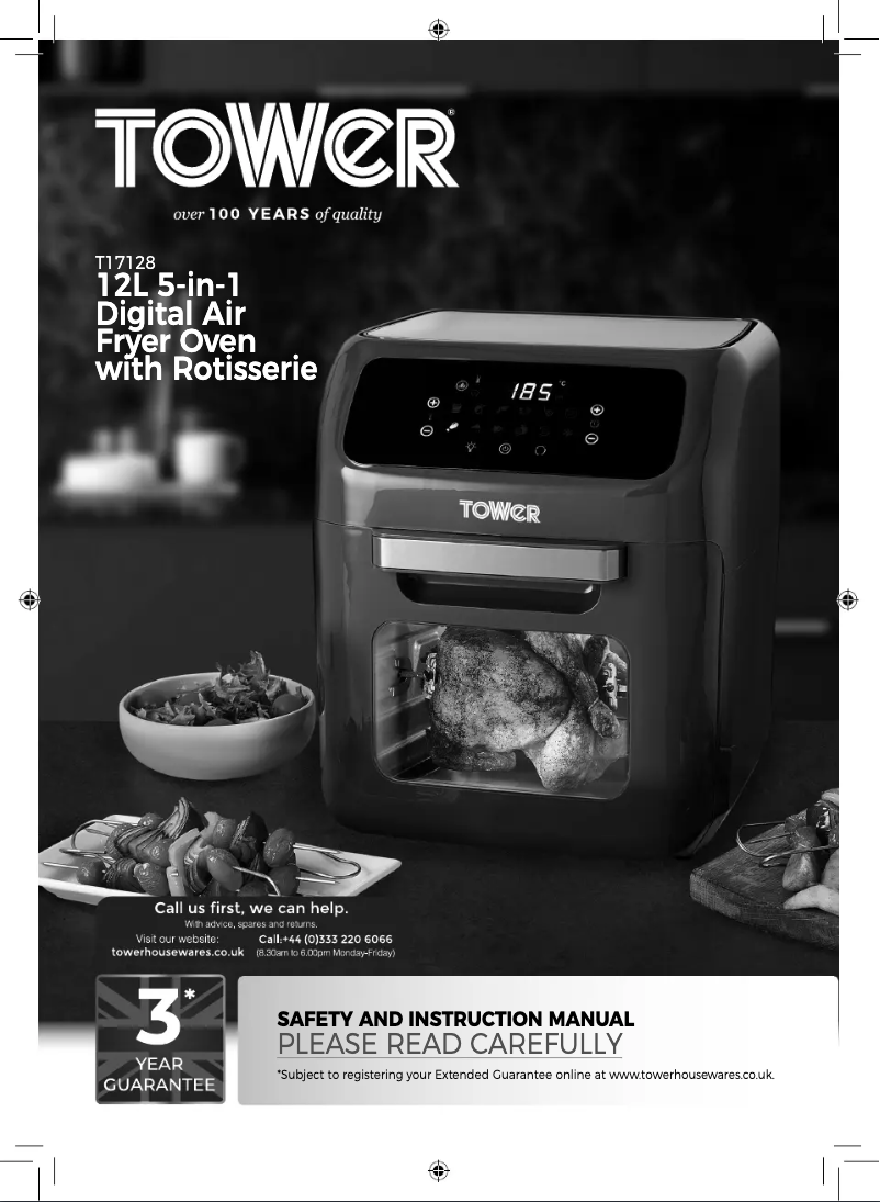 Página 1 del manual Manual de usuario Tower Vortx T17128