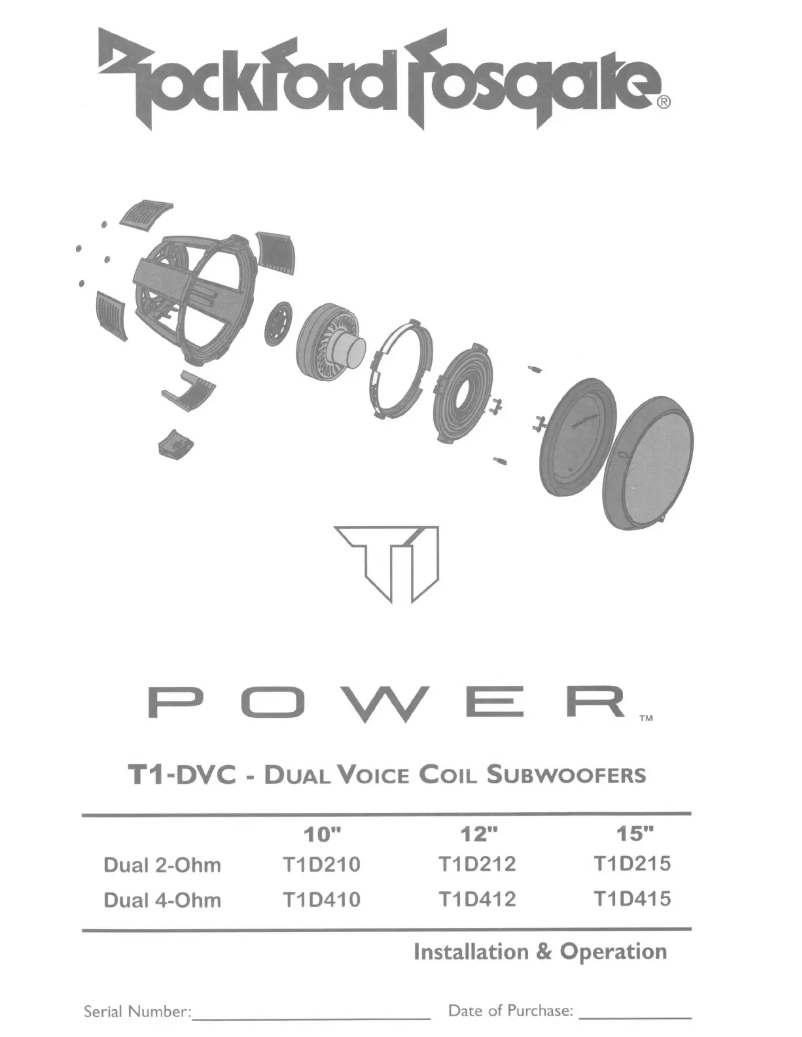 Imagen de la primera página del manual del dispositivo Power T1D410