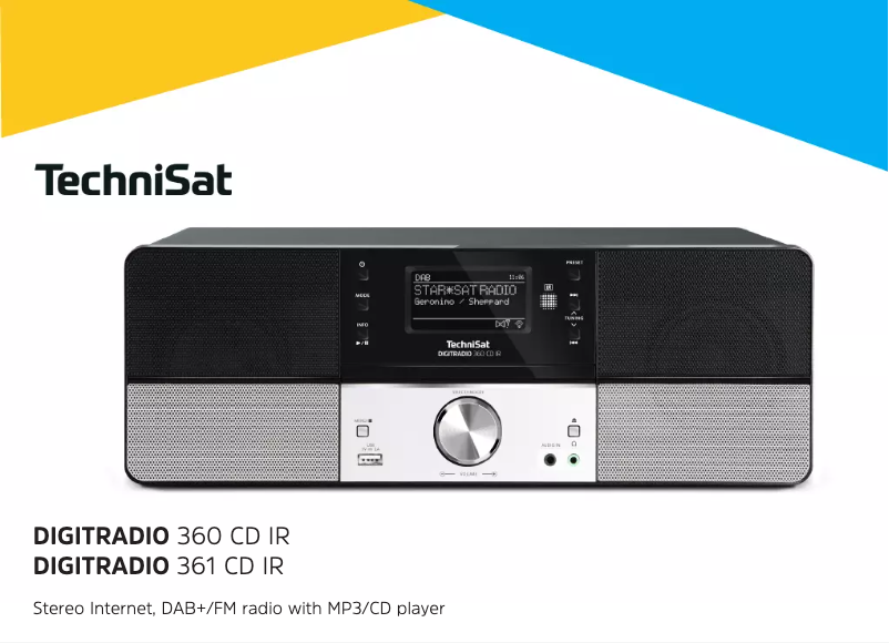 Imagen de la primera página del manual del dispositivo Digitradio 360 CD IR