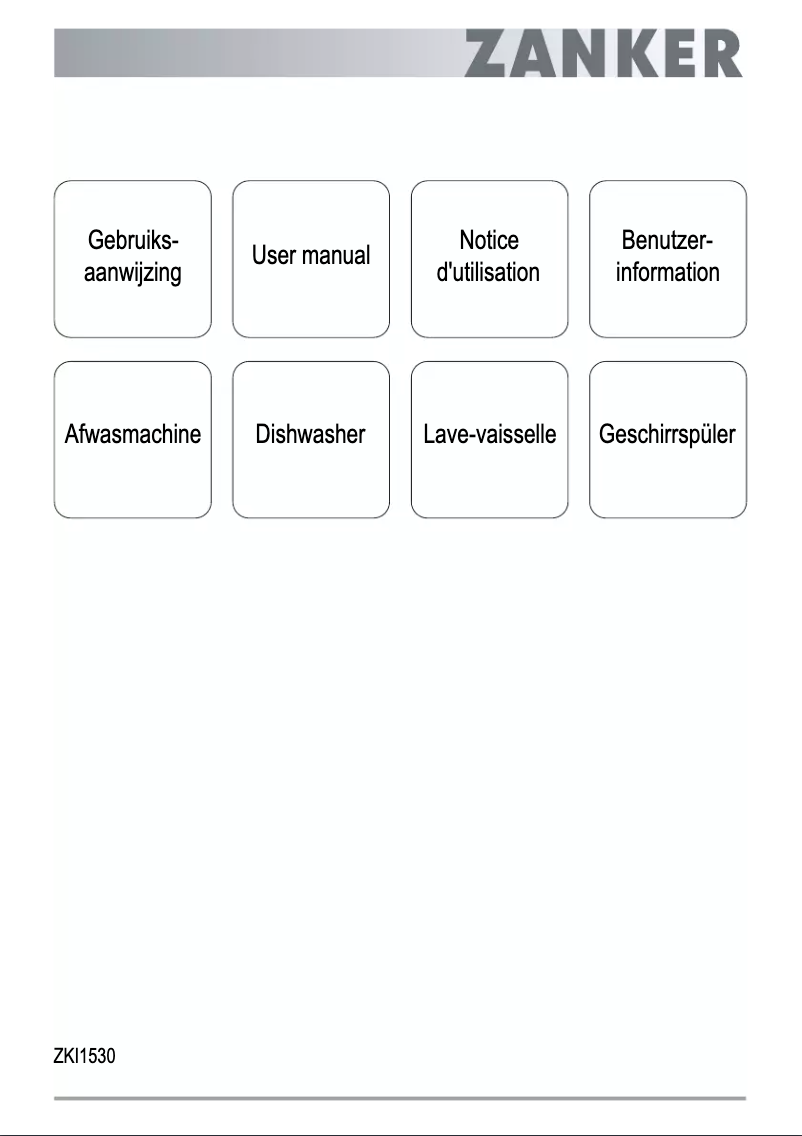 Imagen de la primera página del manual del dispositivo ZKI1530X