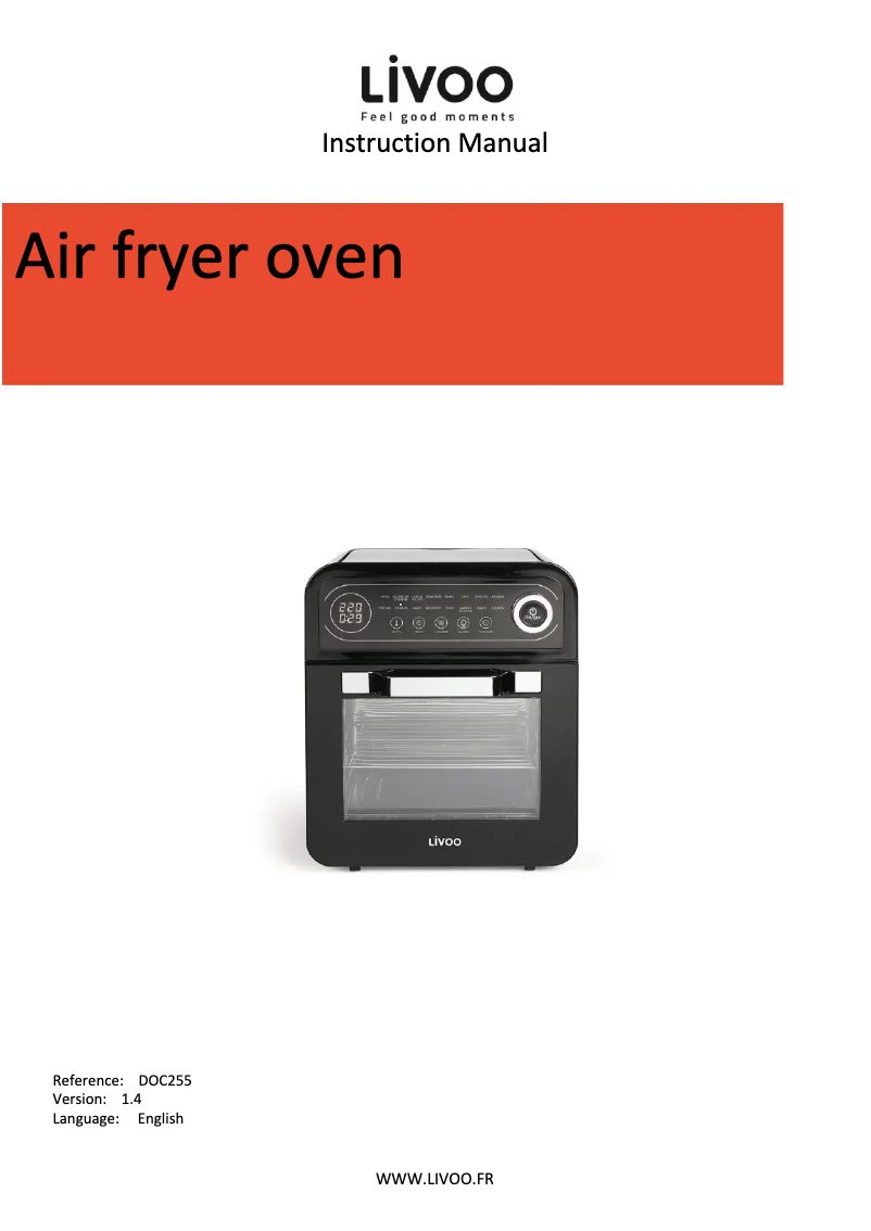 Imagen de la primera página del manual del dispositivo DOC255