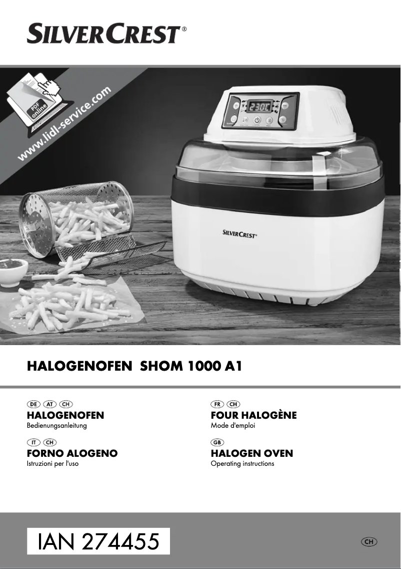 Imagen de la primera página del manual del dispositivo SHOM 1000 A1