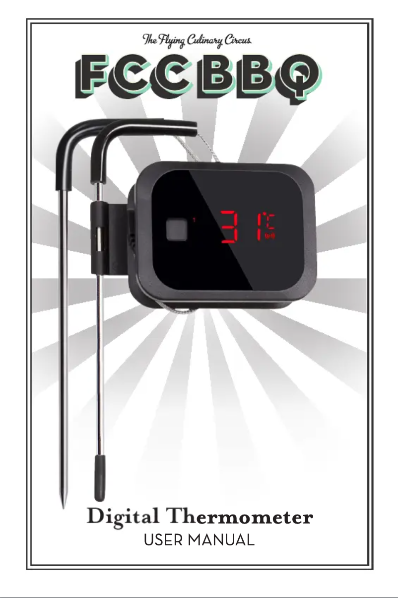 Página 1 del manual Manual de usuario FCC BBQ FCC-A-10031