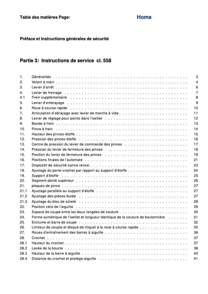 Página 1 del manual Manual de usuario Dürkopp Adler 558
