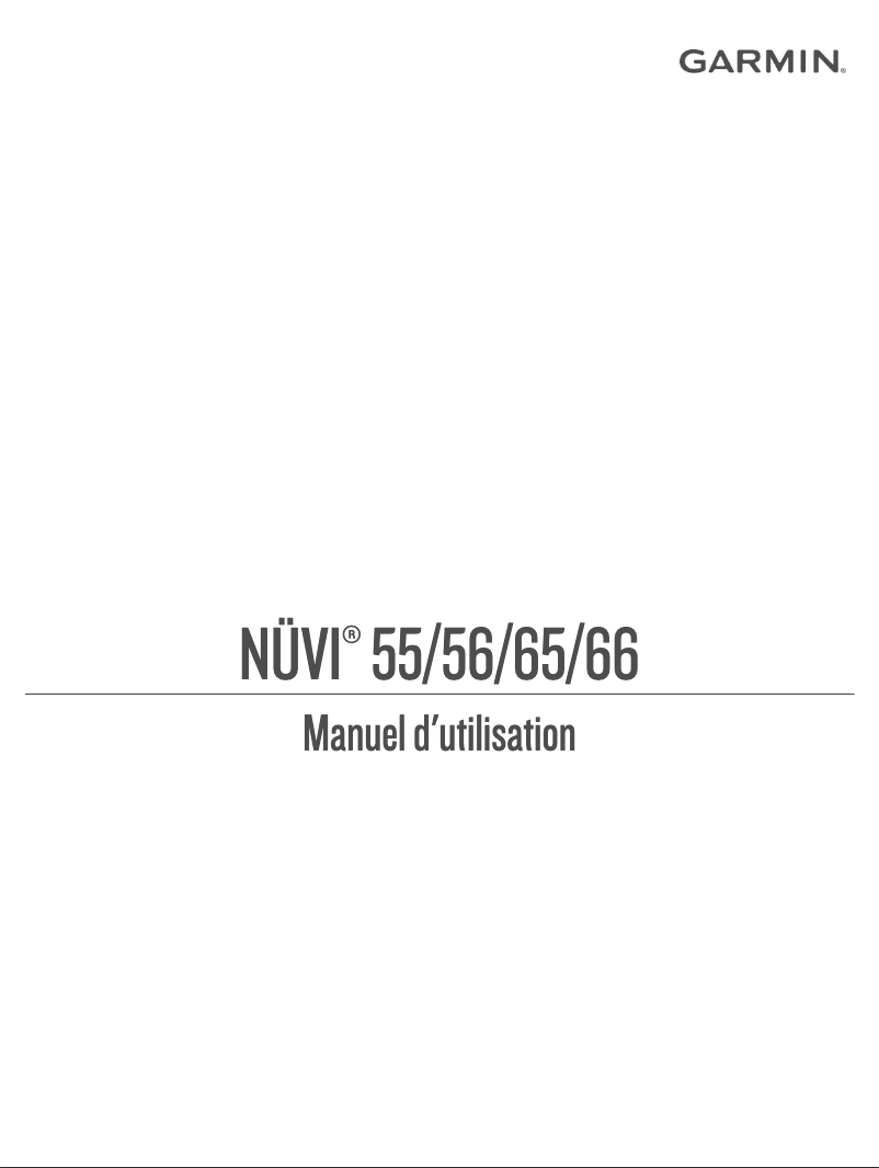Página 1 del manual Manual de usuario Garmin nuvi 56LMT