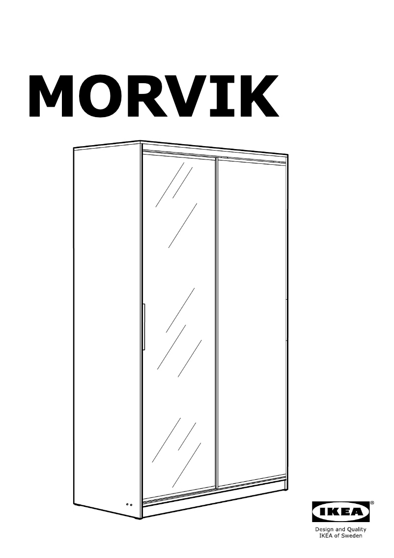 Página 1 del manual Manual de usuario Ikea MORVIK