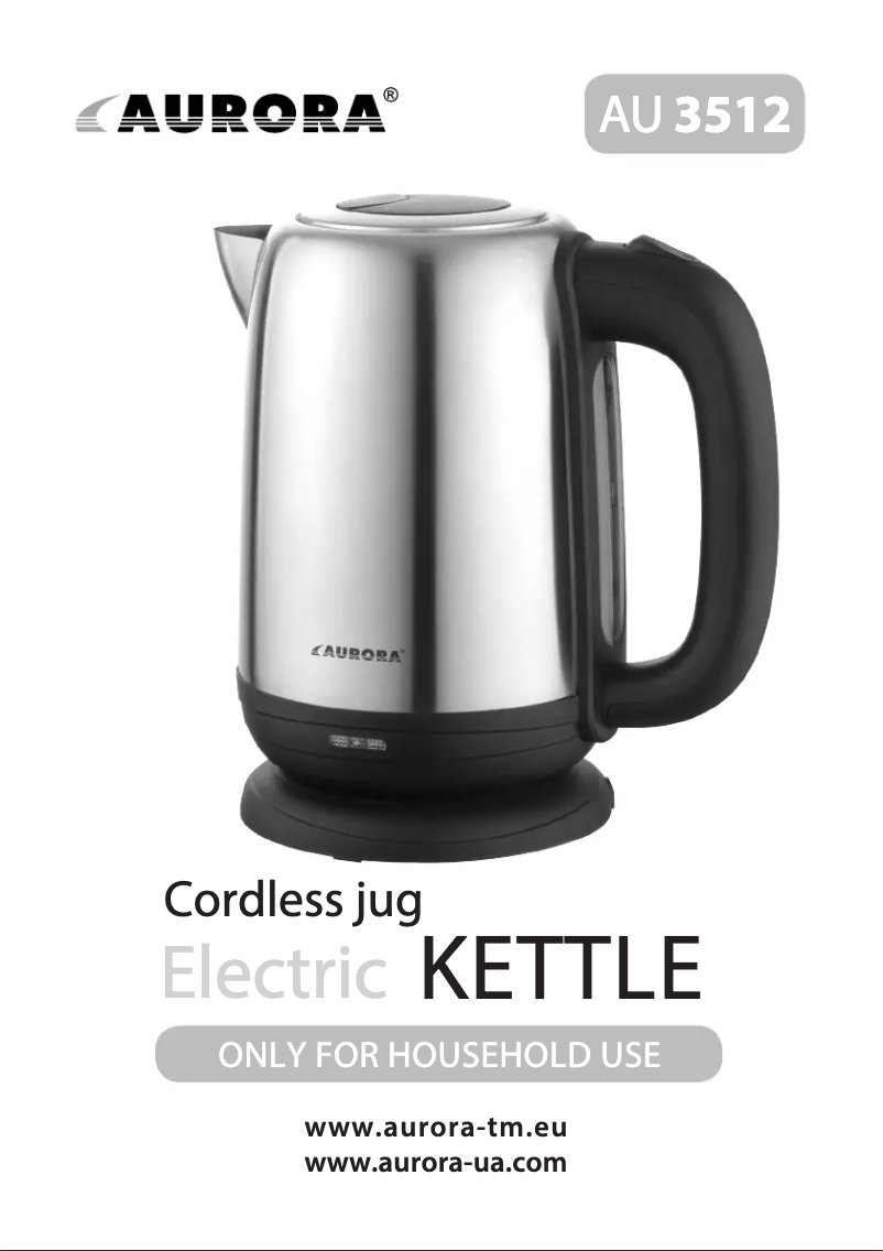 Imagen de la primera página del manual del dispositivo AU 3512