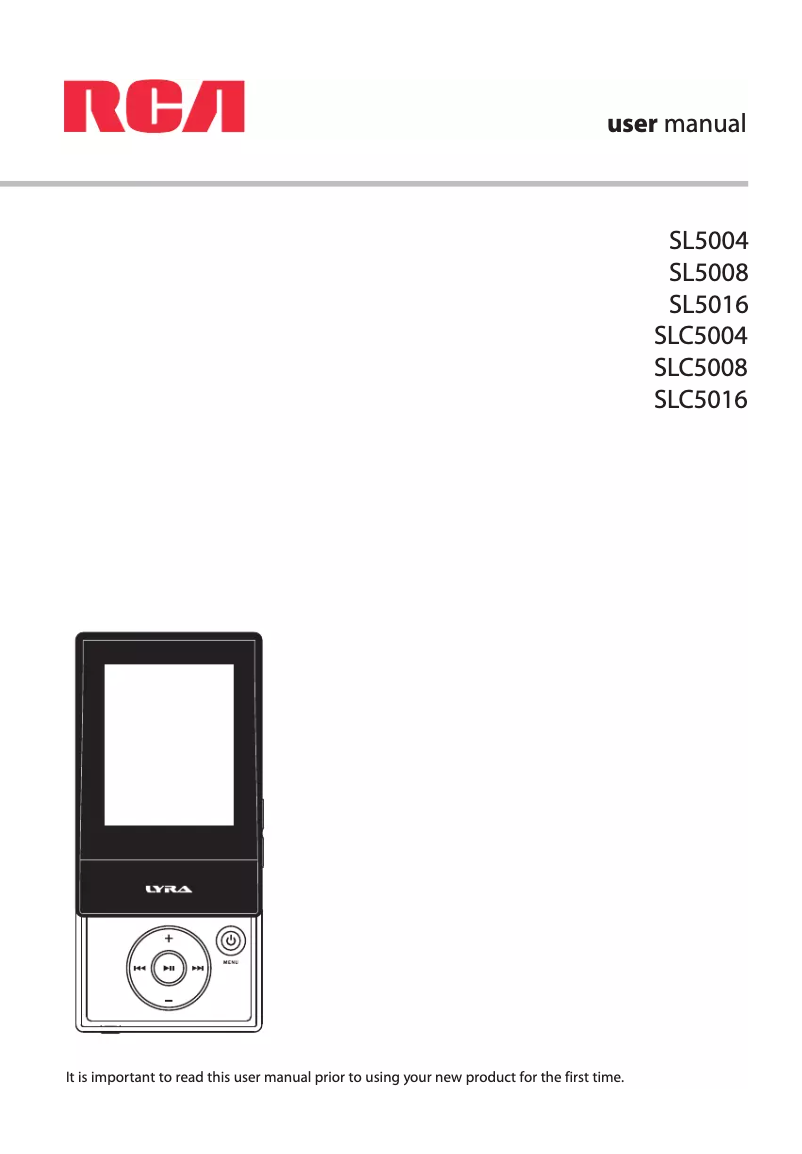 Página 1 del manual Manual de usuario audiovox SL5008