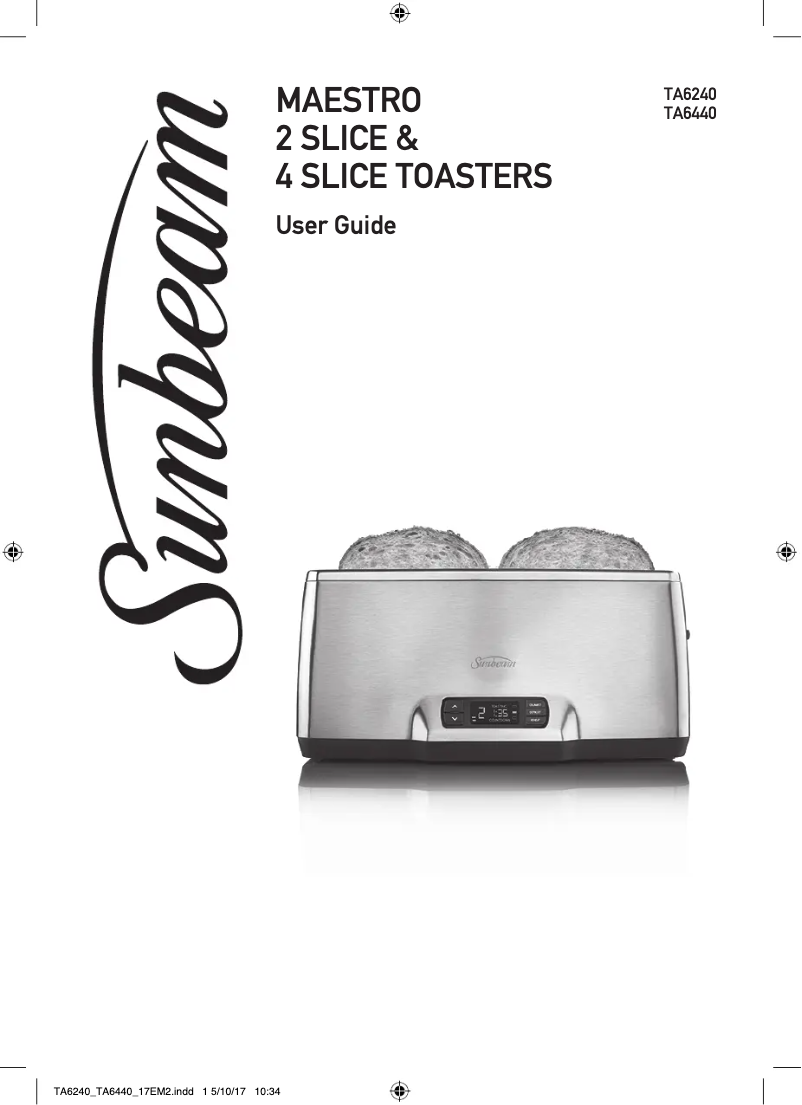 Imagen de la primera página del manual del dispositivo Maestro TA6440