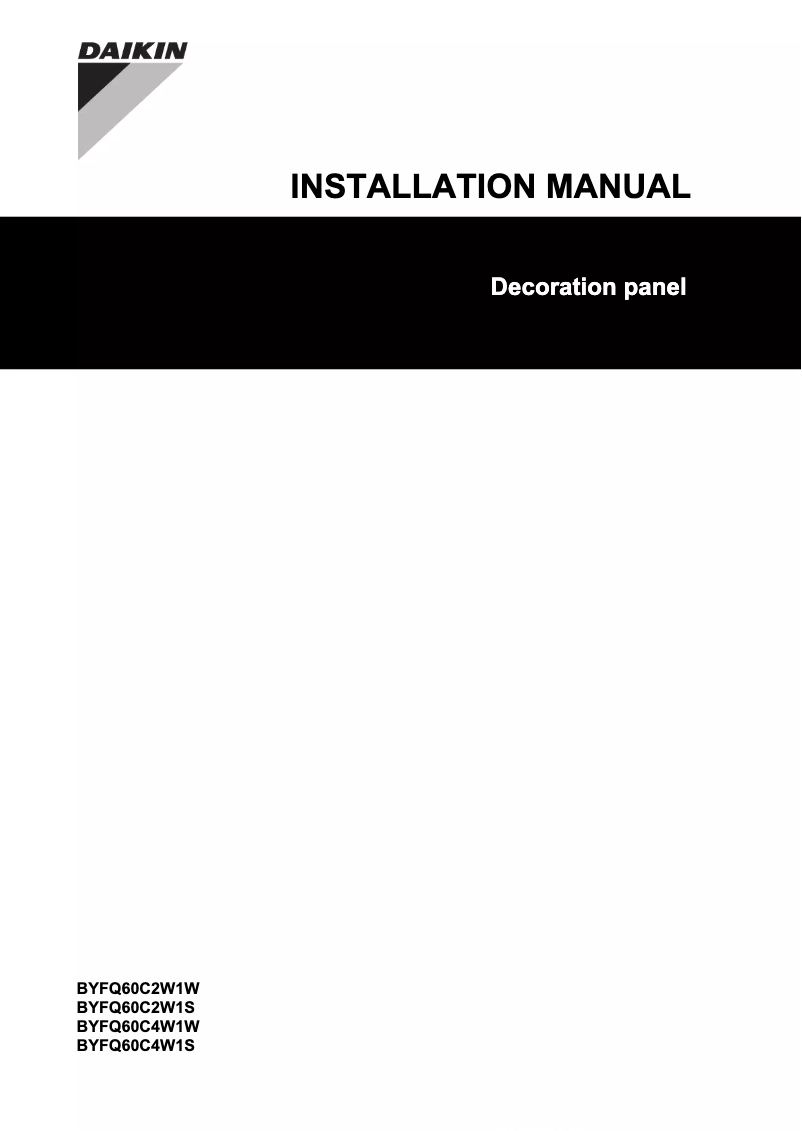 Página nº 1 - Manual de usuario Daikin BYFQ60C2W1S