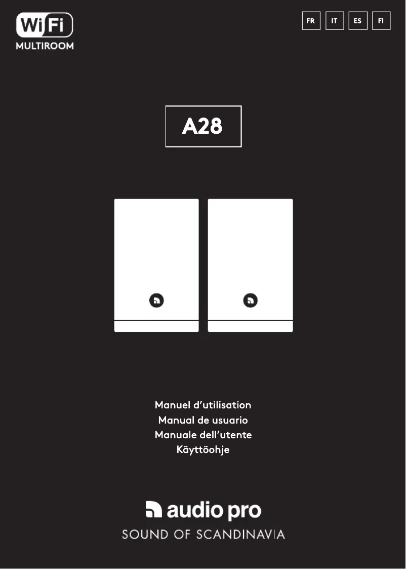 Página 1 del manual Manual de usuario Audio Pro A28