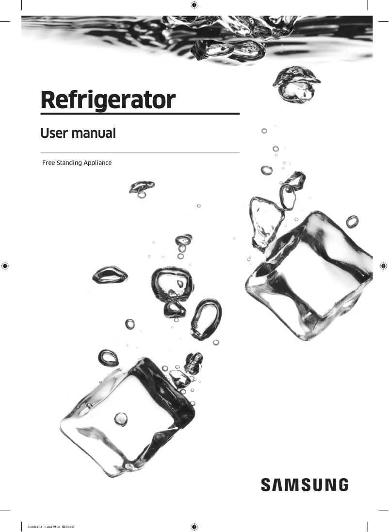 Imagen de la primera página del manual del dispositivo RT65K7058BS