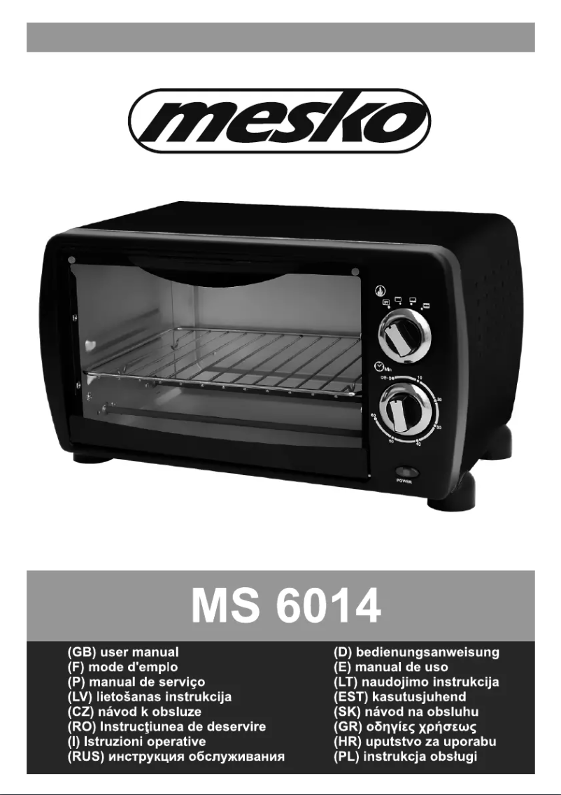 Página 1 del manual Manual de usuario Mesko MS 6014