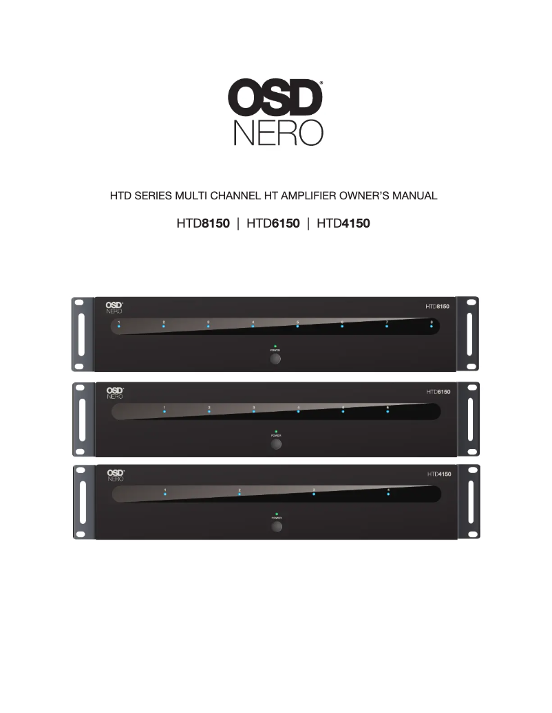 Imagen de la primera página del manual del dispositivo HTD4150