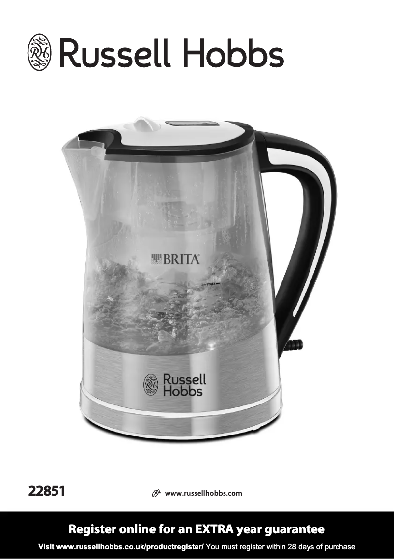 Página 1 del manual Manual de usuario Russell Hobbs Brita 22851