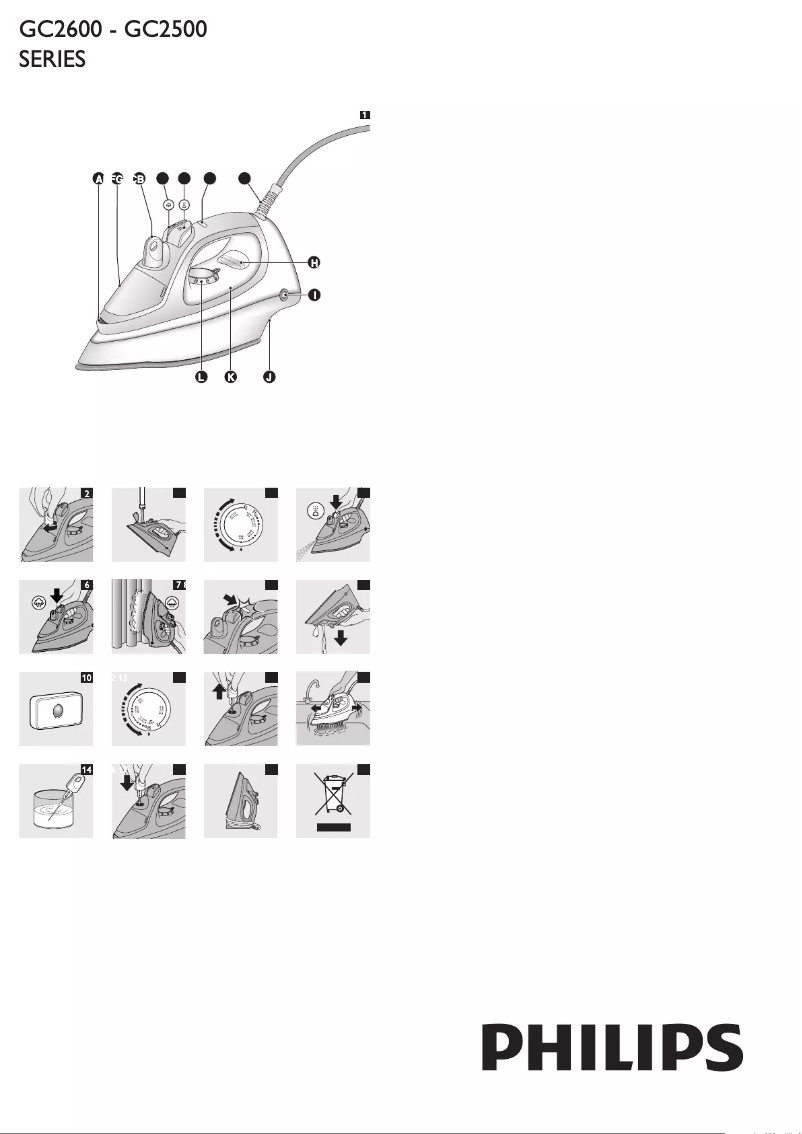 Imagen de la primera página del manual del dispositivo 2500 series GC2540