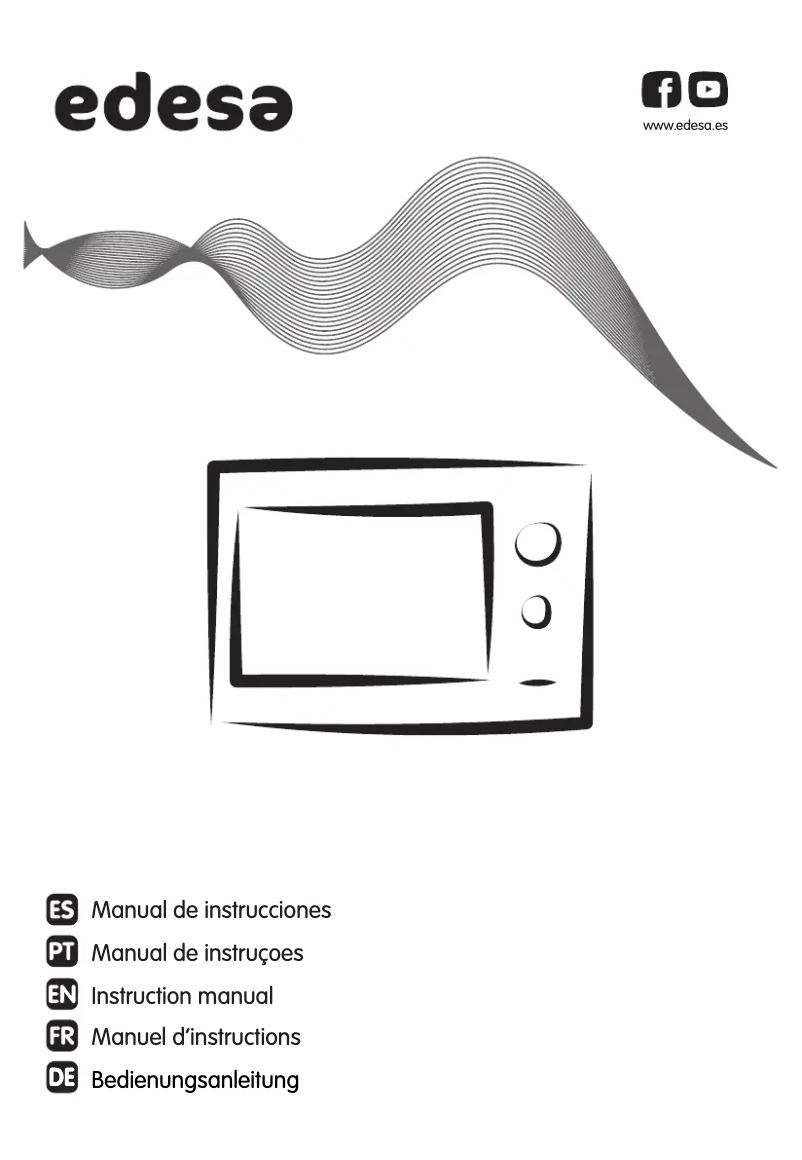 Página 1 del manual Manual de usuario Edesa EMW-2510-IG X