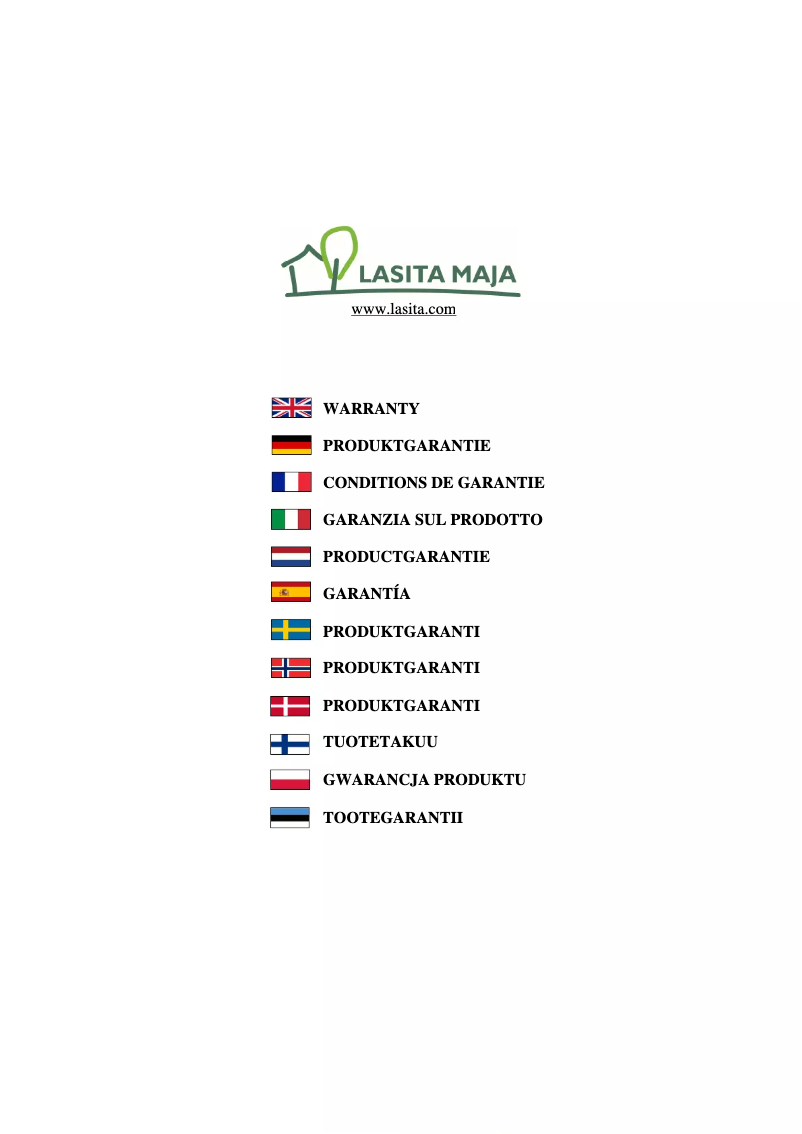 Página 1 del manual Manual de usuario Lasita Maja Borkum 2