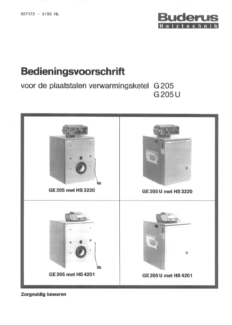 Imagen de la primera página del manual del dispositivo G205U