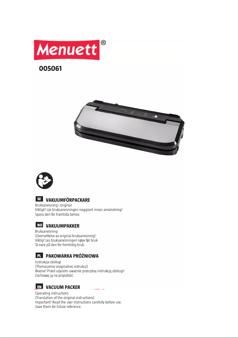 Imagen de la primera página del manual del dispositivo 005-061