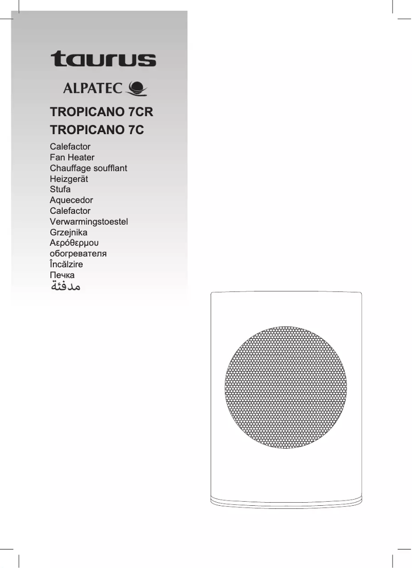 Página nº 1 - Manual de usuario Taurus Alpatec Tropicano 7CR