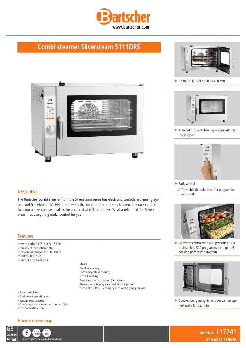 Imagen de la primera página del manual del dispositivo 117741