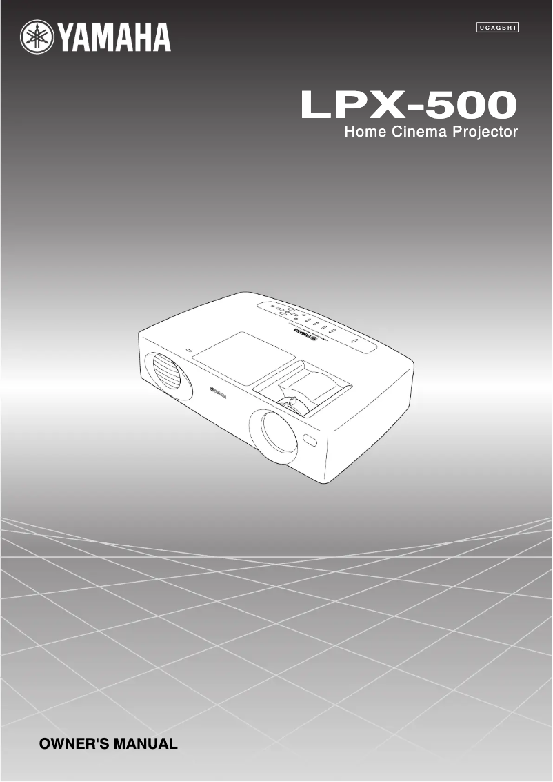 Imagen de la primera página del manual del dispositivo LPX-500