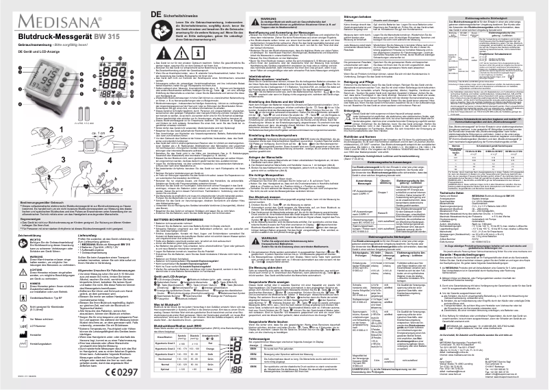 Página nº 1 - Manual de usuario Medisana BW 315