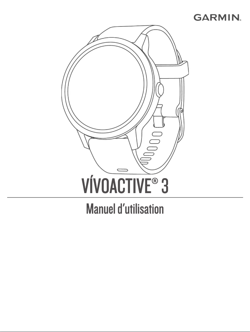 Imagen de la primera página del manual del dispositivo Vívoactive 3