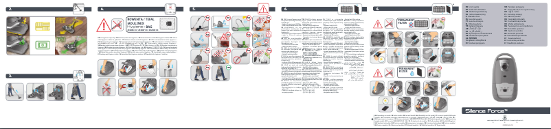 Imagen de la primera página del manual del dispositivo Silence Force Allergy+ RO7473