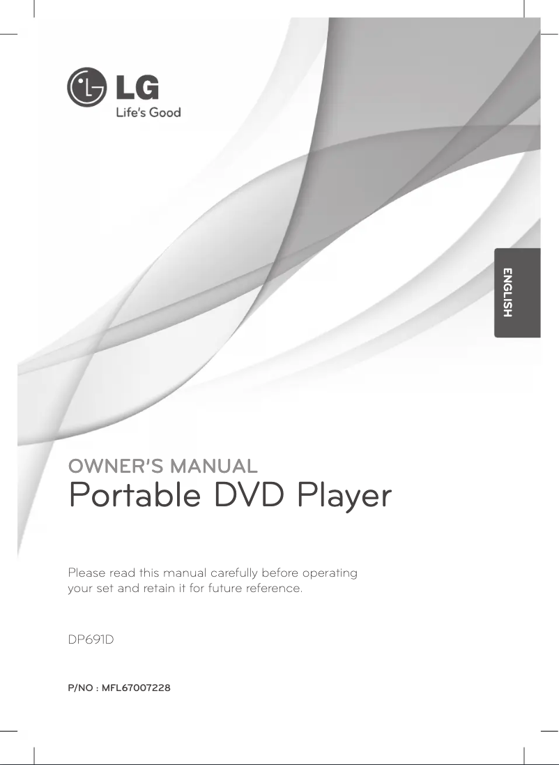 Página nº 1 - Manual de usuario LG DP691D