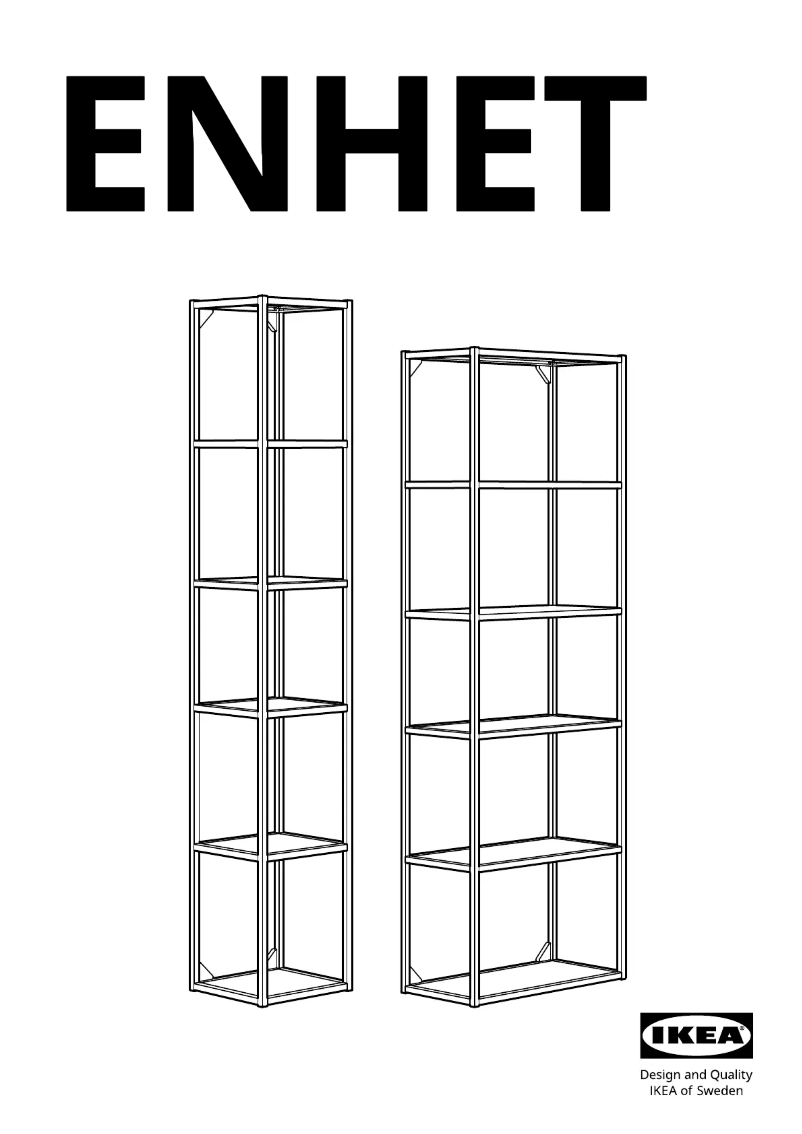 Página 1 del manual Manual de usuario Ikea ENHET 704.489.64