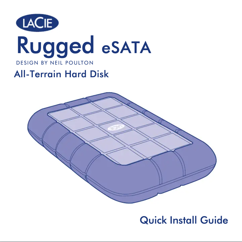Imagen de la primera página del manual del dispositivo Rugged eSATA